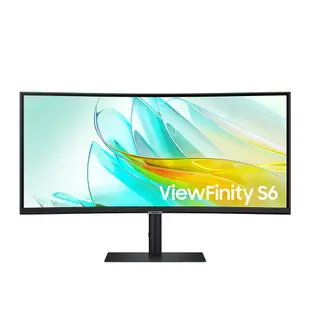 SAMSUNG 34吋 ViewFinity S6 Ultra WQHD 曲面顯示器 螢幕 S34C652UAC【現折券