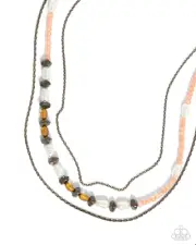 Paparazzi Pearl Profession Brass Necklace NWT