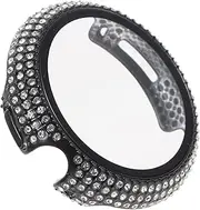 Mipcase Rhinestone Watch Protector Case for Watch Scratch Resistant Cover Lightweight Easy to Install Unique Sparkling Design Reusable
