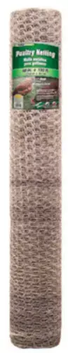 G&B 308432B 48" x 150' ft 1" Mesh Galvanized Poultry Netting Chicken Wire Fence