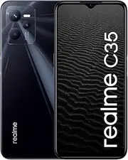 [realme] C35, 4+64GB, Glowing Black, 4G Sim Free Unlocked Smartphone, 50MP AI Triple Camera, 16.7cm (6.6”) FHD Display, 8.1mm Ultra Slim, 5000mAh Battery + UK Warranty