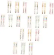 Tofficu 3sets Highlight Reading Stickers Office Supplies Adhesive Reading Markers Book Tabs Page Marker Strips for Planner Notes Stickers 6sheets*3