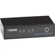 Black Box Servswitch Kvm Switch Dt Displayport With Usb And Audio, 2-port - 2