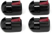 Quick Release End Fittings for 10mm Ball-Stud (4 Pack) - Black M6 Female Thread - Gas Spring Strut Lift Support Sockets RT-60-00005 (4)