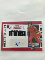 panini Contenders Draft Ticket Signature Shamorie Ponds ,Card # 90.Mint.