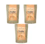 3x DAVE & JON'S Salted Caramel Date Peanuts 125g - Vegan No Sugar Snack