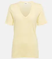 [Marant Etoile] Marant Etoile Kranger linen jersey T-shirt AU 10 yellow