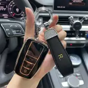 Key Protector Cover For Toyota Camry smart key 4 button 2018-2023 Black/Gold