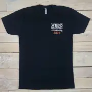 New WIENS BREWING Company Crowded Anniversary 2016 Graphic Black T-Shirt Size S