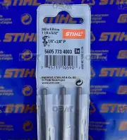 3 PAK STIHL Genuine 5/32 or 4mm Chainsaw Files (3PAK) # 5605 773 4003