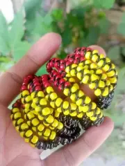 10 Handmade Slim Aborigines Beads Waxed Nylon Bracelets Wholesale