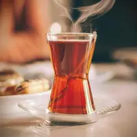 在飛比找ETMall東森購物網優惠-土耳其LAV咖啡杯茶杯茶具熱飲杯配碟子小巧精致無鉛玻璃紅茶杯