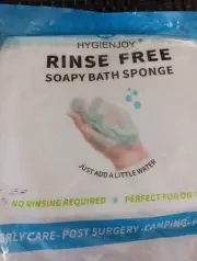 Rinse Free Bath Sponges (25-Count) Body Wipes Bathing Extra Thick Pre-Soaped