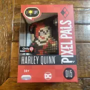PIXEL PALS Harley Quinn 8 Bit Limited Edition Gamestop Exclusive Light 015 NEW