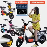 Women's Electric Bicycle 1000W Climbing Motor Two-Wheel Electric Bicycle Scooter