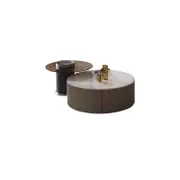 Keesley Nesting Coffee Table Set/Glossy Ceramic top/ Modern