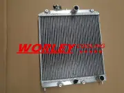 QLD-2ROW Aluminum Radiator for Honda Civic EK EG D15 D16 1992-2000 MT 28mm PIPE