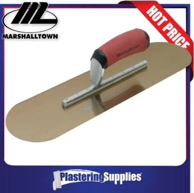 Marshalltown Pool Trowel 16x4.5" Stainless Steel DuraSoft Handle 13457
