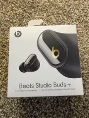 Beats By Dr Dre Studio Buds Plus + True Wireless Earbuds Black/Gold NIB