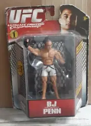 UFC Jakks Bring It On Build the Octagon Deluxe Series 1 BJ PENN Action Figure