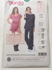 Pyjamas Sewing Pattern Burda 6261 (8-18) Womens Shorts Top Pants