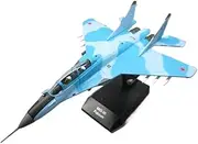 Replica Pre-Build Aircraf Die-Cast Metal1/100 Scale for Russia Fulcrum MIG35 Classic Replica Fighter Military Aircraft Model Collection Display Collection Gift Display
