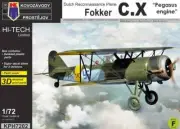 KP Models KPH7202 1/72 Fokker C.X Pegasus engine plastic kit