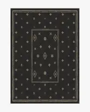 150' x 215' | Machine Washable Runner Rug | Kid & Pet Friendly | Indoor Rug | Alma Soft Black Flatwoven Rug | Ruggable