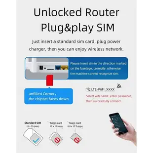 【全頻段】4G LTE SIM卡 6天線LT260A無線網卡路由器雙頻2.4G+5G WIFI分享 (4.9折)