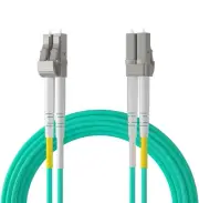 10 Pack LC-LC Duplex 50/125 Multi Mode 10GB Optic Fiber Patch Cable 3meters Fast