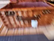 Pier 1 Imports Wicker Picnic Basket and Dining Set for Two w/Glasses & Corkscrew
