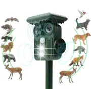 Ultrasonic Solar Deer Repeller - 5 Adjustable Modes - Get Rid Of Deer In 48 Hours-QH