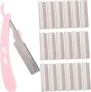 Healeved Mini Head Facial Razor Eyebrow Razor Trimmer Non-slip Handle Travel Beauty Tool Grooming Kit