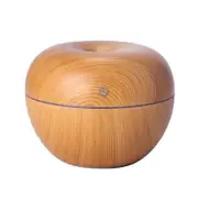 130ml Desktop Mini Wood Grain Humidifier Colorful Humidifier Bedroom Purification Humidifier-Yellow