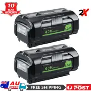 2x 36V FOR Ryobi OP40602 40Volt Li-ion High Capacity Battery OP4040 OP4050 8.0Ah