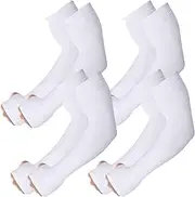 Kinwor Arm Sleeves for Men & Women, UPF 50 Cooling Compression Sleeves to Cover Arms, UV Sun Protection Arm Sleeves