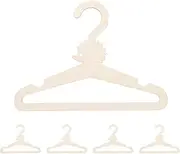 HOOTNEE 5pcs DIY Cartoon Animal Clothing Hangers for Nursery Closet Organization Creative Painting Blank Design for Clothes and Outfits Storage