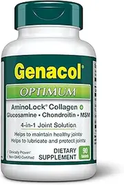 GENACOL Glucosamine Chondroitin MSM Collagen Joint Supplement | Optimum Nutritional Supplements for Men and Women. Best for Joint Health & Knee Support | Glucosamina Condroitina | 90 Tablets