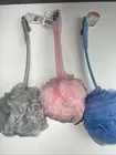 17'' Long Handle Bath Brush Loofah Shower Sponge Long Handle Back Scrubber