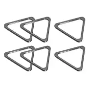 Metal Triangle Ring Buckles (42x38x3mm) 6pcs, Webbing Bag Clasps