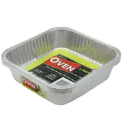 30 x Aluminum Foil Trays BBQ Disposable Roasting takeaway Oven Baking Party NO lids