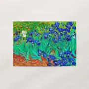 Irises by Vincent van Gogh (1889) Premium Wall Art Poster Print
