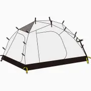 [Mobi Garden] Commander Geodesic Tent: Strong & Reliable | Cosy Camp, Inner Tent