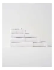 [Linen House] Eden Towel Range in White