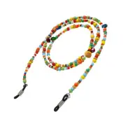 2 Pcs Chain Plastic Bead Eyeglass Chain Beaded Eyeglass Cord