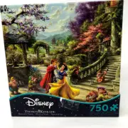 Thomas Kinkade Disney Princess Puzzle Snow White Dancing in the Sunlight 750 Pc