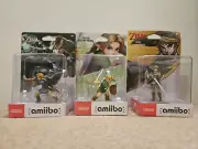 Holiday Bundle - (3) RARE Nintendo Zelda amiibos - SuperSmashBros, TP, ToTK Link