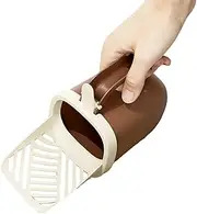 Cat Little Scooper, Portable Pet Waste Can, Kitten Litter Shovel 24cm/9.45 Inches Efficient and Time-Saving for and Ease of Use, and Smaller Homes Or Apartments
