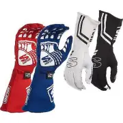 Simpson High Quality Double Layer Endurance Racing Glove Nomex Small Blue Pair