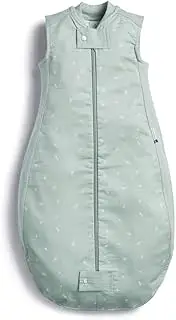 ergoPouch Premium Sleeping Bag 0.3 TOG – 8–24 Months – Sage Print – A Premium, Silky-Smooth, Wider-Fit Sleeping Bag – 400 Thread Count Organic Cotton – For Toddlers and Preschoolers